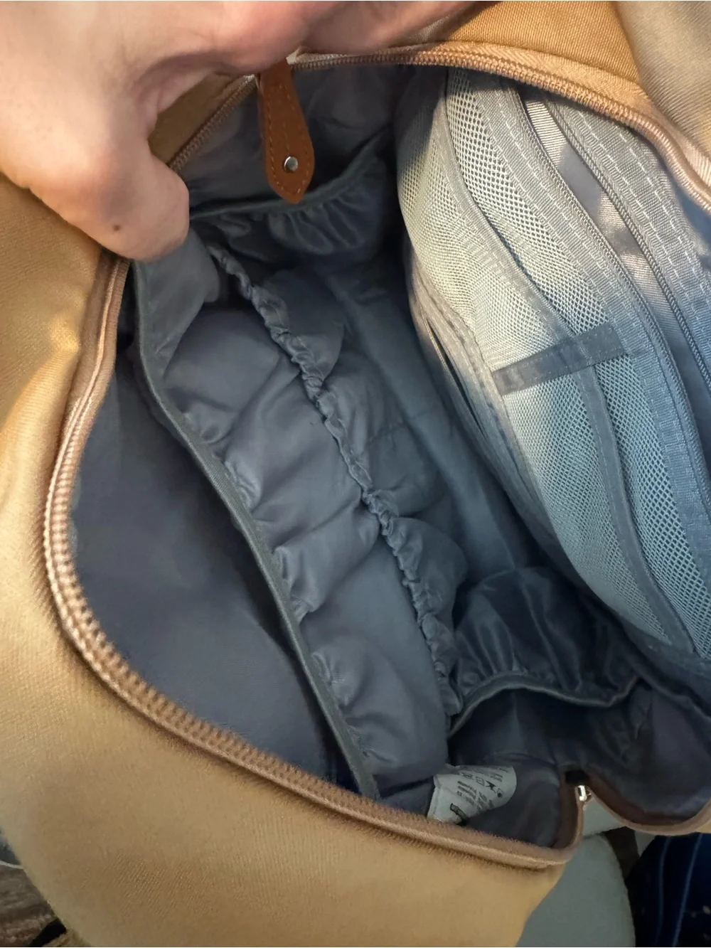 Babbleroo Quilted Canvas Diaper Bag